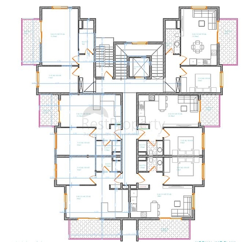 للمستثمرين - مجمع سكني قيد الانشاء - في افسلار / الانيا 