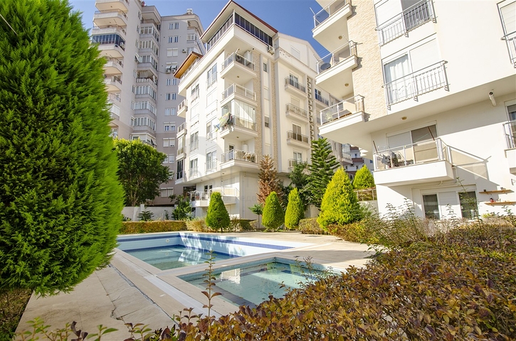 شقة بغرفة نوم واحدة مع الأثاث في كونيالتي أنطاليا