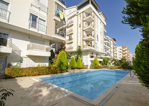 شقة بغرفة نوم واحدة مع الأثاث في كونيالتي أنطاليا