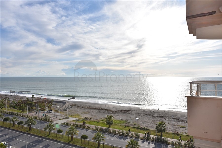 اطلالة بحرية - شقة غرفتين وصالة - ضمن مجمع اول صف على البحر - في مهموتلار / الانيا 