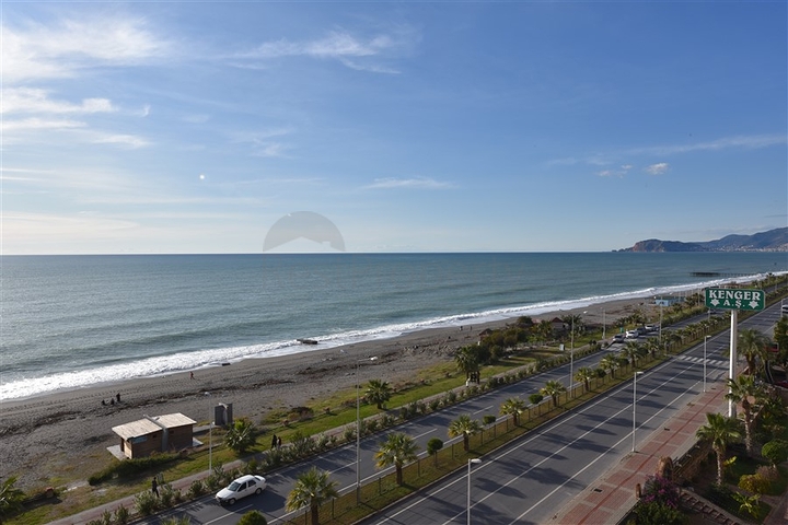 اطلالة بحرية - شقة غرفتين وصالة - ضمن مجمع اول صف على البحر - في مهموتلار / الانيا 