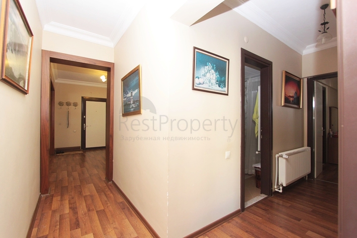 3 + 1 شقة مطلة على البحر في كونيالتي أنطاليا 100 م إلى الشواطئ