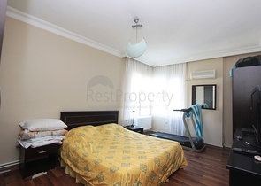 3 + 1 شقة مطلة على البحر في كونيالتي أنطاليا 100 م إلى الشواطئ