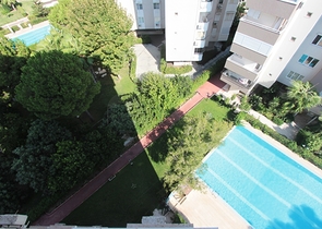 3 + 1 شقة مطلة على البحر في كونيالتي أنطاليا 100 م إلى الشواطئ