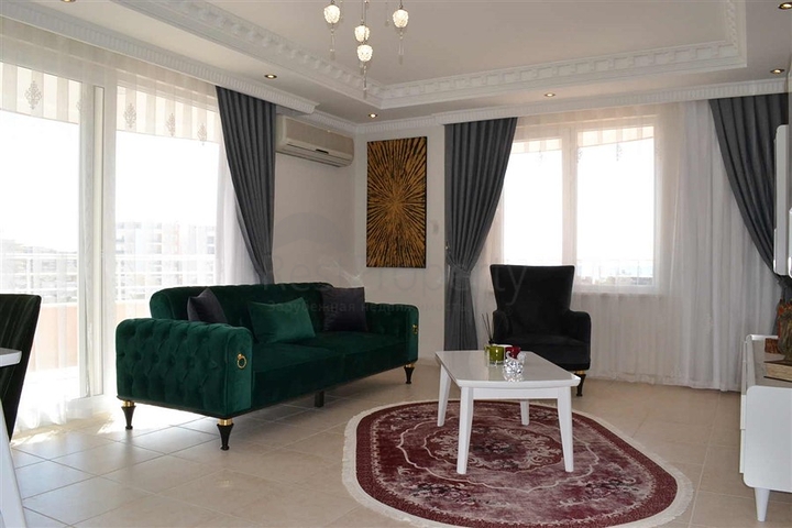 اطلالة بحر - سعر مناسب - شقة مفروشة 2 غرفة وصالة - في مهموتلار / الانيا 