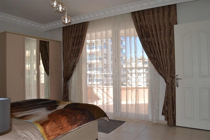 اطلالة بحر - سعر مناسب - شقة مفروشة 2 غرفة وصالة - في مهموتلار / الانيا 