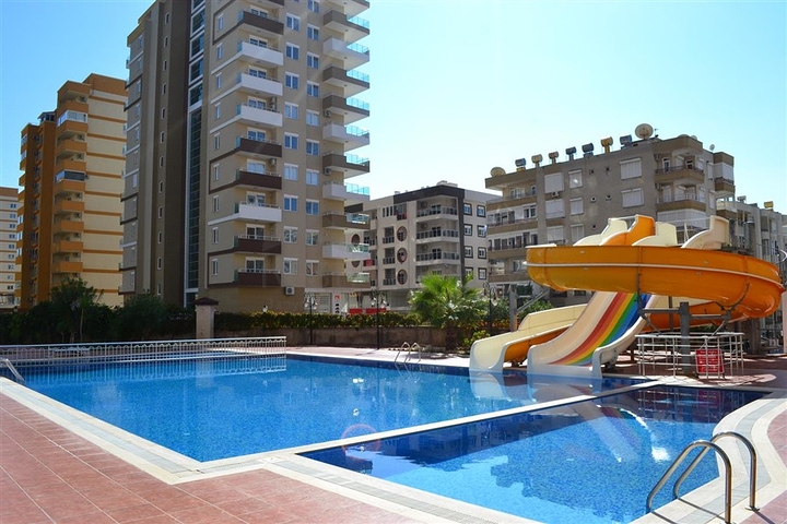 اطلالة بحر - سعر مناسب - شقة مفروشة 2 غرفة وصالة - في مهموتلار / الانيا 