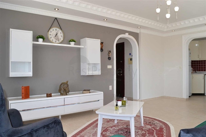 اطلالة بحر - سعر مناسب - شقة مفروشة 2 غرفة وصالة - في مهموتلار / الانيا 