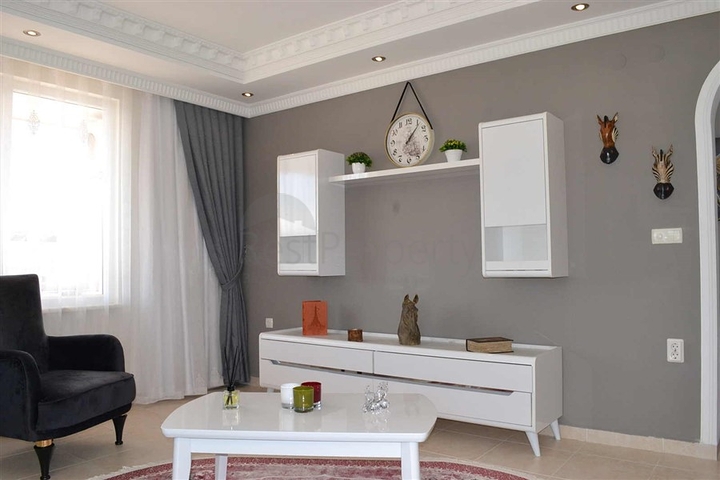 اطلالة بحر - سعر مناسب - شقة مفروشة 2 غرفة وصالة - في مهموتلار / الانيا 