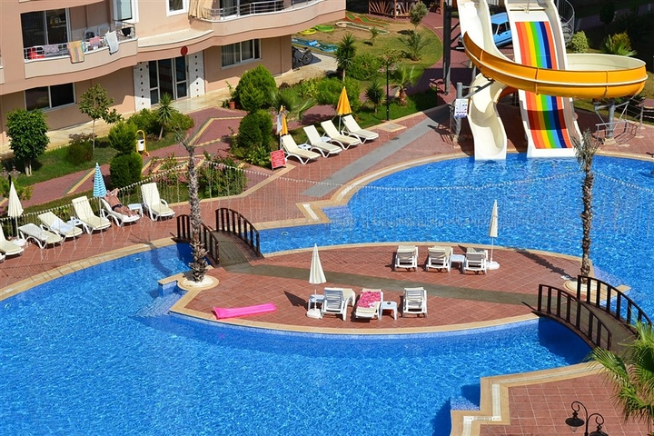 اطلالة بحر - سعر مناسب - شقة مفروشة 2 غرفة وصالة - في مهموتلار / الانيا 