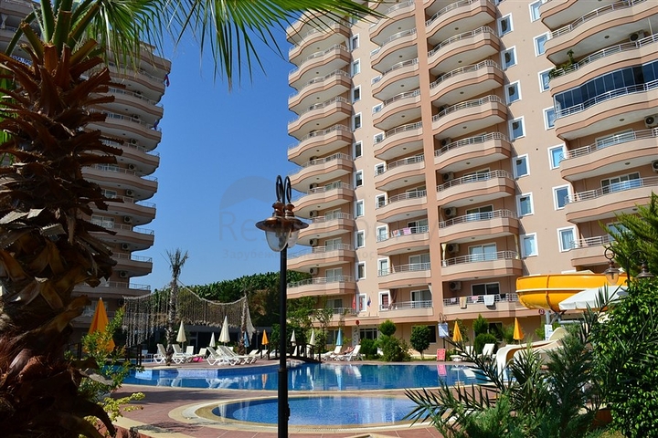 اطلالة بحر - سعر مناسب - شقة مفروشة 2 غرفة وصالة - في مهموتلار / الانيا 