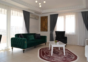 اطلالة بحر - سعر مناسب - شقة مفروشة 2 غرفة وصالة - في مهموتلار / الانيا 