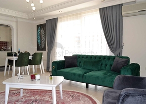 اطلالة بحر - سعر مناسب - شقة مفروشة 2 غرفة وصالة - في مهموتلار / الانيا 