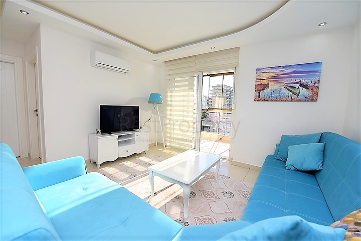 شقة مفروشة - تصميم غرفة وصالة - في مهموتلار / الانيا 