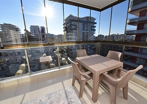 شقة مفروشة - تصميم غرفة وصالة - في مهموتلار / الانيا 