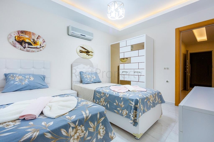 شقة مفروشة -  تصميم غرفتين وصالة - في مهموتلار / الانيا 