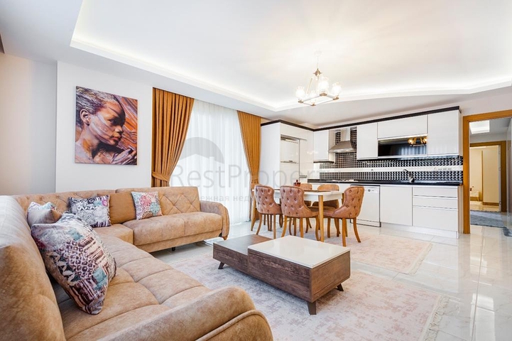 شقة مفروشة -  تصميم غرفتين وصالة - في مهموتلار / الانيا 