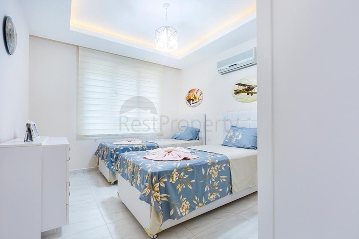 شقة مفروشة -  تصميم غرفتين وصالة - في مهموتلار / الانيا 