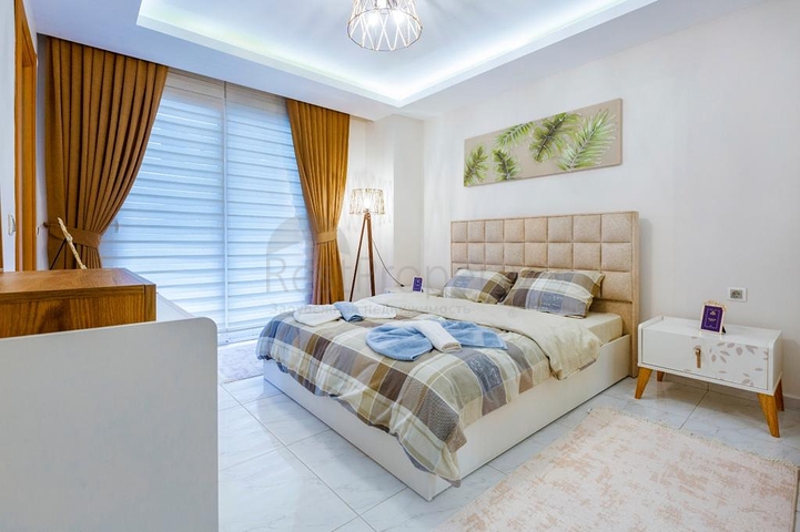 شقة مفروشة -  تصميم غرفتين وصالة - في مهموتلار / الانيا 