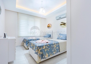 شقة مفروشة -  تصميم غرفتين وصالة - في مهموتلار / الانيا 