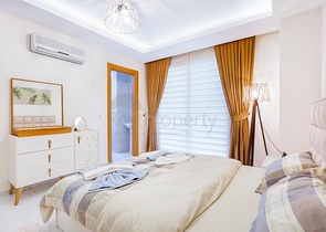 شقة مفروشة -  تصميم غرفتين وصالة - في مهموتلار / الانيا 