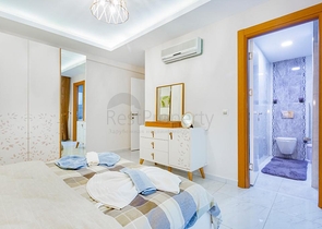 شقة مفروشة -  تصميم غرفتين وصالة - في مهموتلار / الانيا 