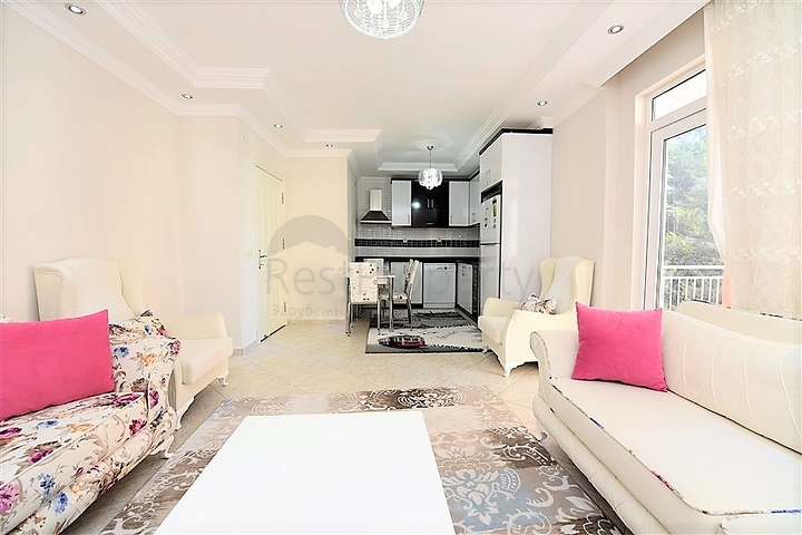 شقة مفروشة - تصميم 2 غرفة وصالة - في توسمور / الانيا 