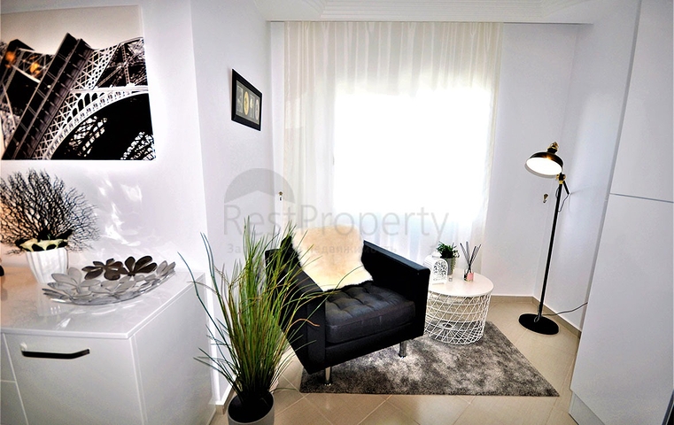 شقة عائلية واسعة - مع الاثاث - تصميم 2 غرفة وصالة - مهموتلار / الانيا 