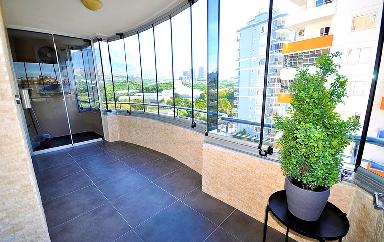 شقة عائلية واسعة - مع الاثاث - تصميم 2 غرفة وصالة - مهموتلار / الانيا 