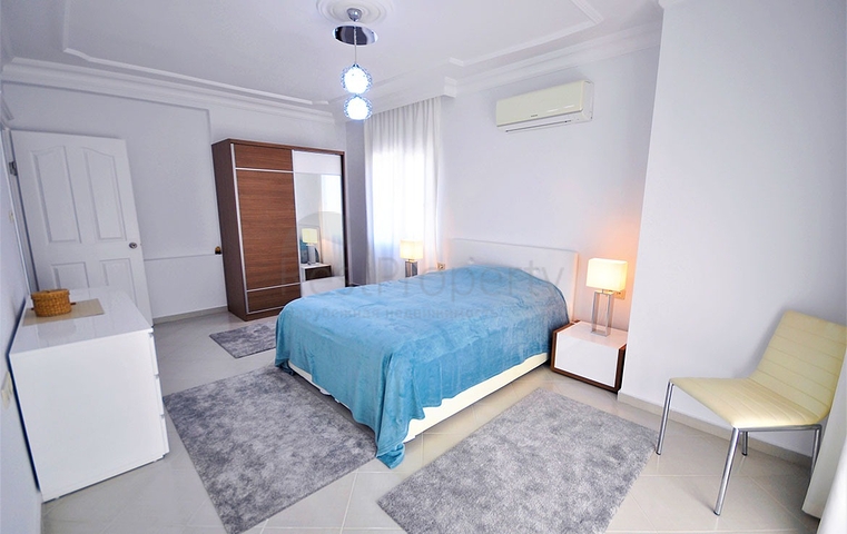 شقة عائلية واسعة - مع الاثاث - تصميم 2 غرفة وصالة - مهموتلار / الانيا 