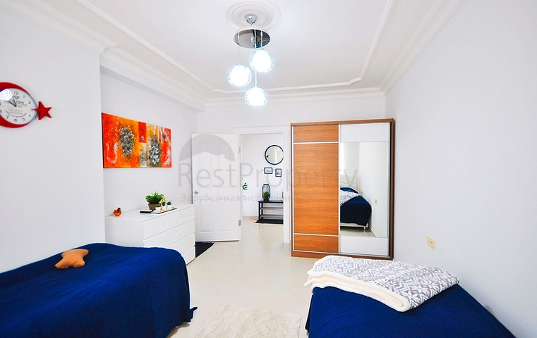 شقة عائلية واسعة - مع الاثاث - تصميم 2 غرفة وصالة - مهموتلار / الانيا 