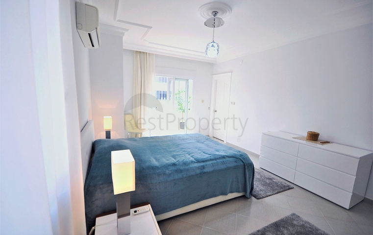 شقة عائلية واسعة - مع الاثاث - تصميم 2 غرفة وصالة - مهموتلار / الانيا 