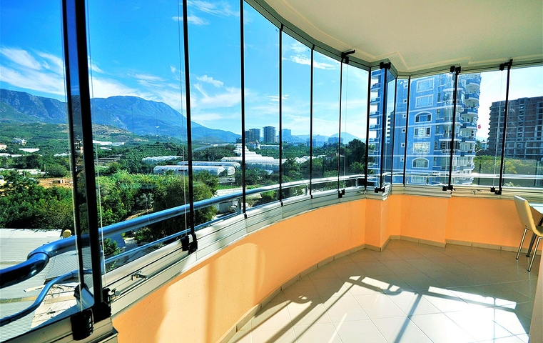 شقة عائلية واسعة - مع الاثاث - تصميم 2 غرفة وصالة - مهموتلار / الانيا 