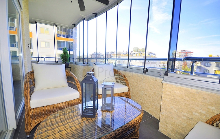 شقة عائلية واسعة - مع الاثاث - تصميم 2 غرفة وصالة - مهموتلار / الانيا 