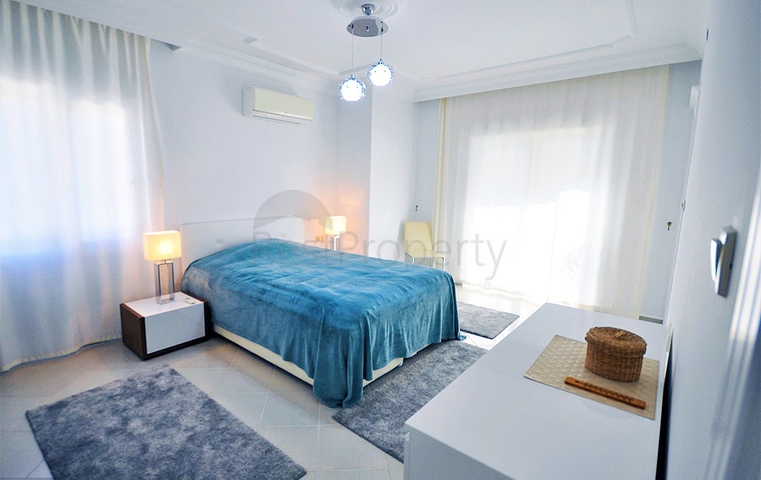 شقة عائلية واسعة - مع الاثاث - تصميم 2 غرفة وصالة - مهموتلار / الانيا 