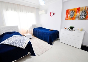 شقة عائلية واسعة - مع الاثاث - تصميم 2 غرفة وصالة - مهموتلار / الانيا 