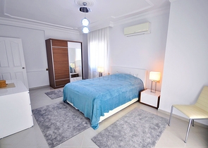 شقة عائلية واسعة - مع الاثاث - تصميم 2 غرفة وصالة - مهموتلار / الانيا 