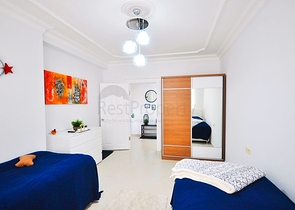 شقة عائلية واسعة - مع الاثاث - تصميم 2 غرفة وصالة - مهموتلار / الانيا 