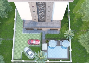 تسهيلات بالدفعات - مشروع قيد الانشاء - منطقة كاستل الراقية / الانيا 