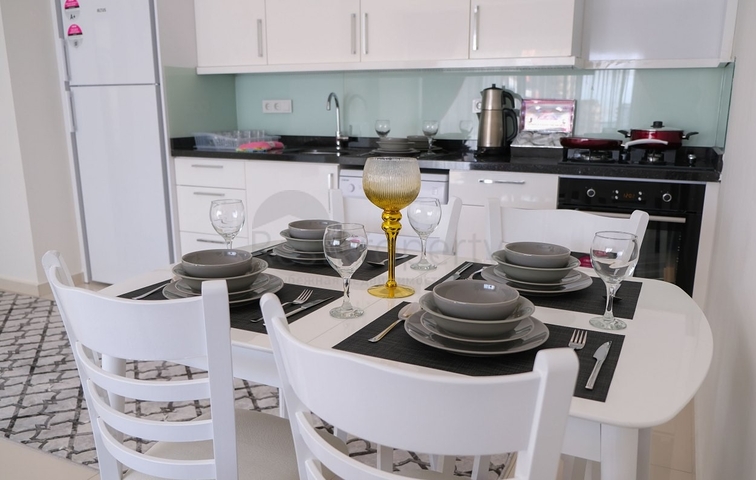 شقق غرفة وصالة - مفروشة - مجمع سكني حديث - مهموتلار / الانيا 