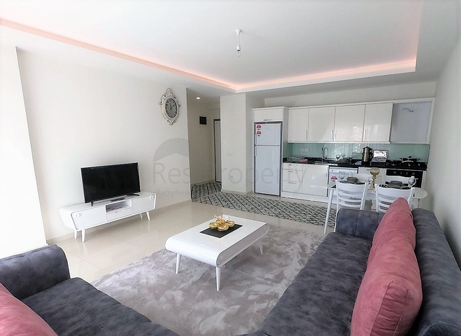 شقق غرفة وصالة - مفروشة - مجمع سكني حديث - مهموتلار / الانيا 