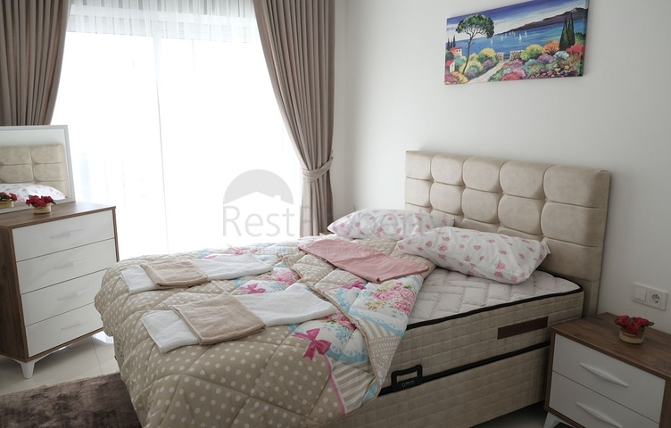 شقق غرفة وصالة - مفروشة - مجمع سكني حديث - مهموتلار / الانيا 