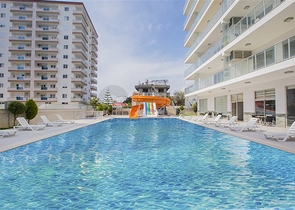 شقق غرفة وصالة - مفروشة - مجمع سكني حديث - مهموتلار / الانيا 