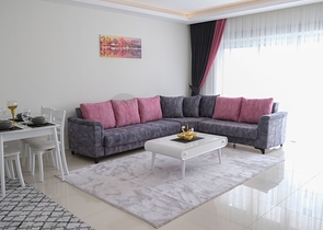 شقق غرفة وصالة - مفروشة - مجمع سكني حديث - مهموتلار / الانيا 