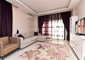 مجمع خمس نجوم - شقة فاخرة من تصميم غرفة وصالة - في الانيا 