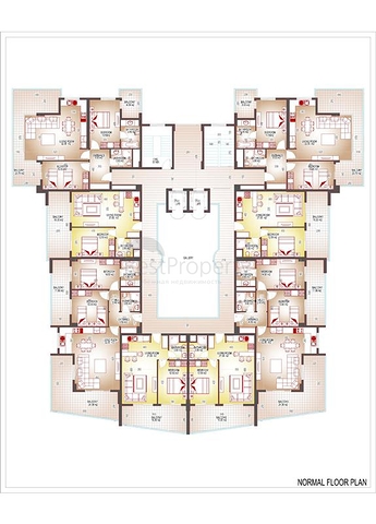 شقة فاخرة - مجمع خمس نجوم - في الانيا 