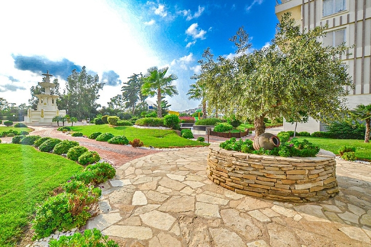 ضمن منتجع صيفي مناسب للعطلات - شقة 2 غرفة وصالة - ديمرتاش / الانيا 