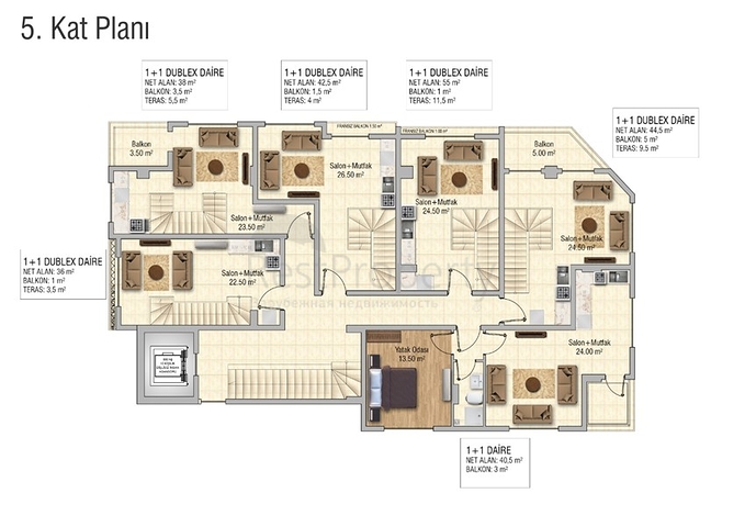 بالاقساط حتى تاريخ التسليم - شقق باسعار مناسبة في مهموتلار / الانيا 
