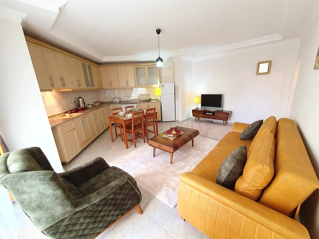 شقة مفروشة - غرفة وصالة - سعر جيد - في مهموتلار / الانيا 