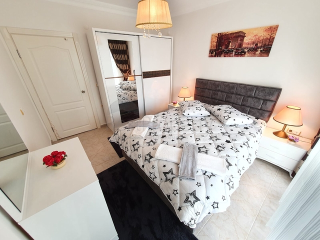 شقة مفروشة - غرفة وصالة - سعر جيد - في مهموتلار / الانيا 